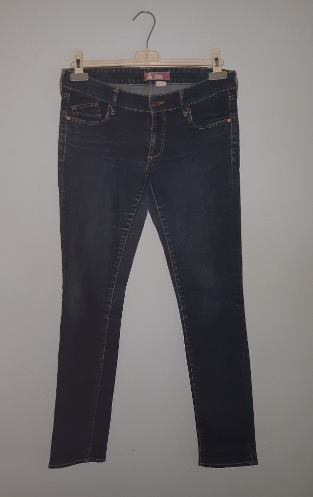 H&M Sqin Womens Jeans 30 Low Waist Slim Leg
